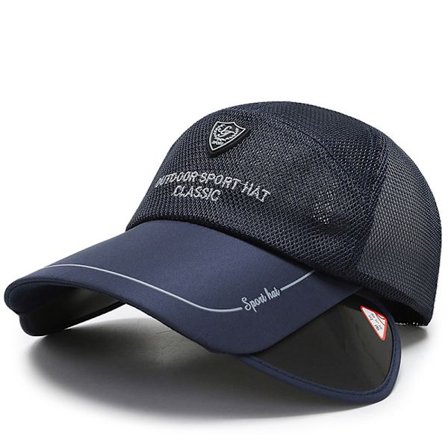 Bred skygge solskjermhatt for kvinner og menn pustende golfcaps