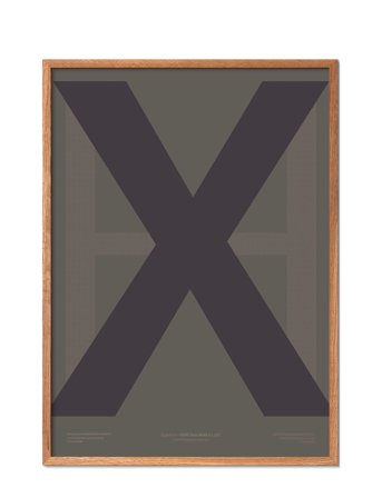 Poster & Frame Ilwt-Hx - Brown - 42X29.7CM