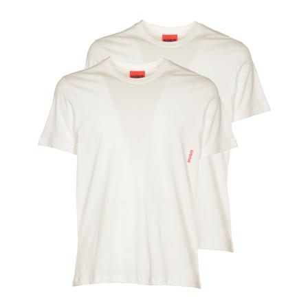 Hugo Boss T-Shirts vit, Herr, Herr, Storlek: 2XL