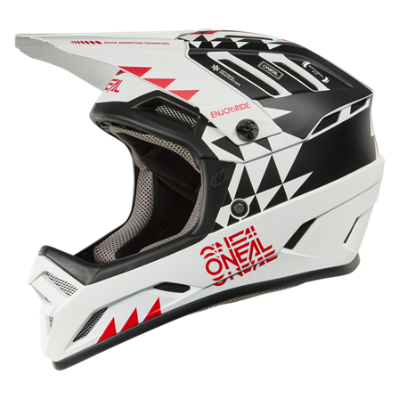 O'Neal Backflip Knox Downhill MTB Helmet White/Black M