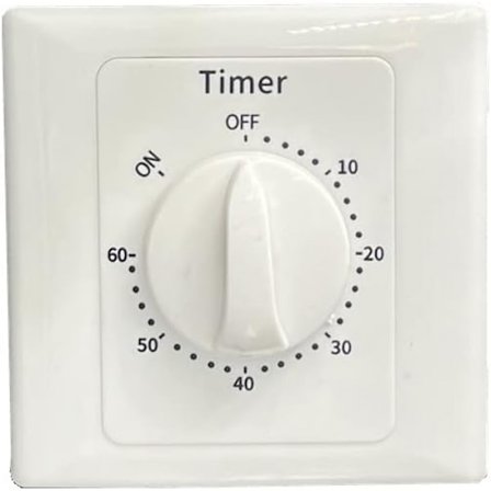 AC 220V Timer Switch Højtydende Pumpe Elektronisk Kontrol Mekanisk Nedtællingstimer Stikkontakt Timer Switch 86 Panel (60min)