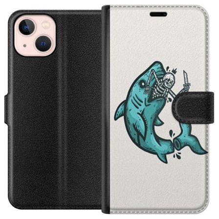 Yhteensopiva Lompakkokotelo Apple Apple iPhone 13 Olen elossa, Ei!