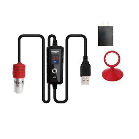 Senkbar Termostat Varmeelement Akvarium Fisketank Varmeapparat Betta Skilpadde Dam