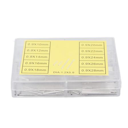 Profesjonell klokke Rørstang Stål Klokkebånd Stropp Lenkepinne Koblingsaksel 0,9x1,2mm
