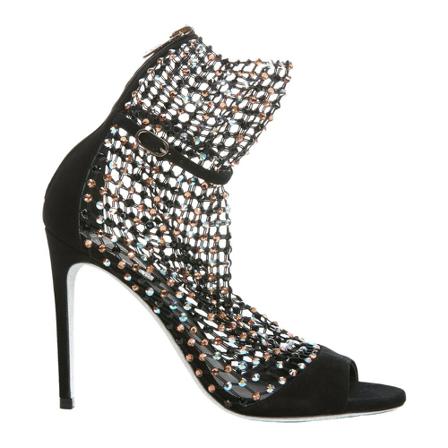 René Caovilla, Sandals Zwart, Dames, Maat:38 EU