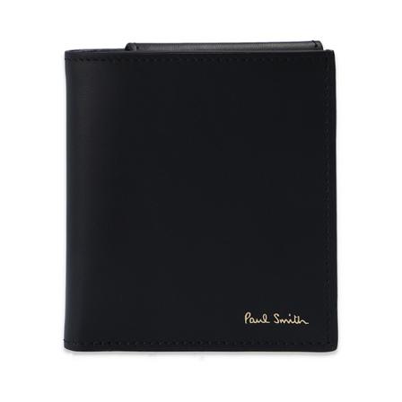 Paul Smith Folding wallet with logo , Zwart , Heren , Maat: ONE Size Portefeuilles