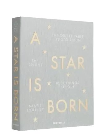 PRINTWORKS Baby Album - A Star Is Born, Grey - Grey - ONE SIZE