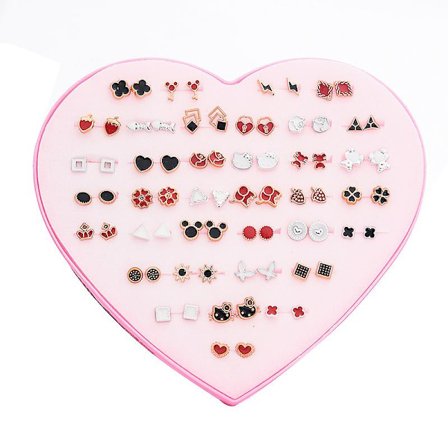 36 Par Hypoallergeniske Øreringe Til Piger Med Følsomme Ører Harpiks Plast Øreringe Søde Stud Øreringe Til Teenagere Piger