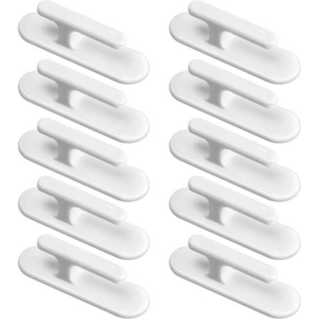 10 stk. Blinde Snoropsamler Sikkerhed Vindue Blinde Snor Sikkerhed Væghængt Wrap Klodser Blinde Snor Holder Babysikring Ingen Værktøjer Nødvendig Nem 