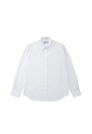 NORVIE Twillvävd skjorta AXEL regular fit Skjortor Vit 41