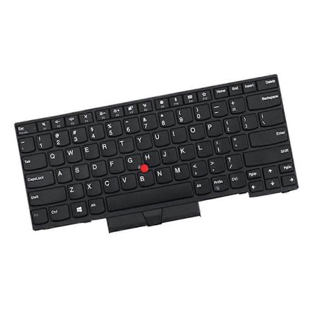 Erstatning US Engelsk Tastatur Svart for E480 L480