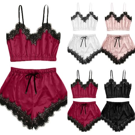 Kvinnors sexiga hängslen sexig kostym split hängslen pyjamas - spot sales