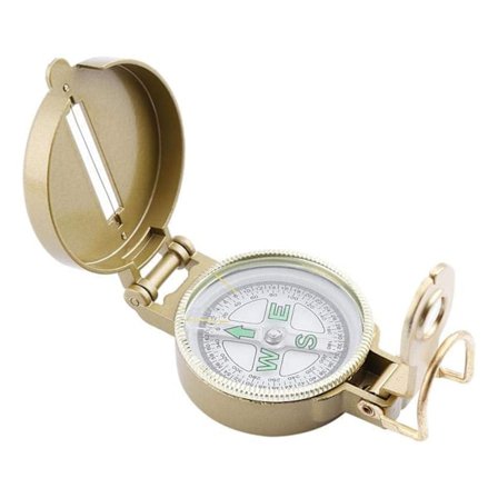Kompass for utendørs, 1 stk. bærbar sammenleggbar kompass