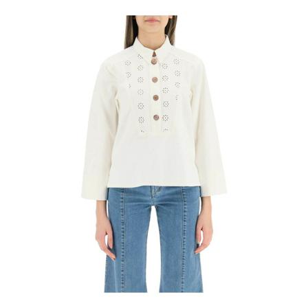 Chloé Shirts Hvid, Dame Skjorter