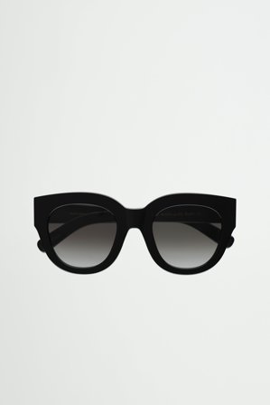 Monokel Eyewear - Cleo Black - grey gradient lens