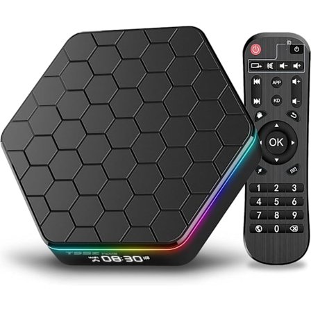 Android TV Box 12.0, 4 GB RAM 64 GB ROM, 6K TV Box Android 4K Wi-Fi 6, T95Z Plus Android Box 6K HDR10+ H618 Quad Core CPU 2.4G/5G Wi-Fi[GPA]