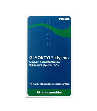 Glyoktyl Klysma 6+906 mg/ml 4 x 7,5 ml, Medicin & Pleje, Håndkøbsmedicin, Forstoppelse