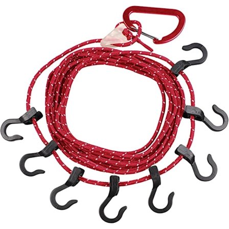 Bærbar multifunktionel campingophæng (rød), udendørs teltlejr