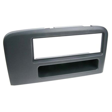 1-DIN framskapsadapter med fack kompatibel med Volvo S80 1998 - 2006 svart