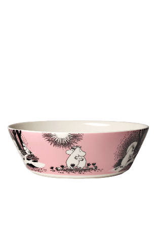 Arabia Mumin serv.skål 23 cm Kärlek 30 Serveringstillbehör Rosa