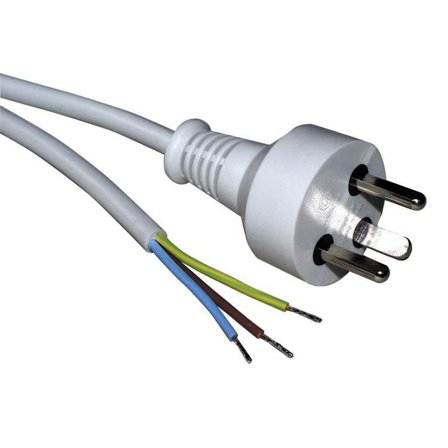 ROLINE Power Cable White 6 M Dk-Edb