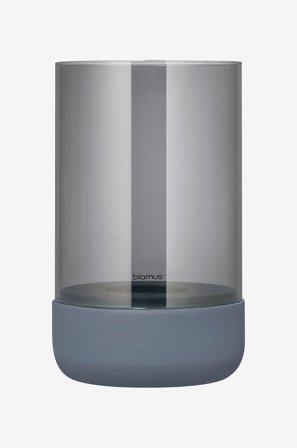 Blomus - Lanterne Calma Medium 20 cm - Grå - Lysestager & lanterner - Fra Homeroom