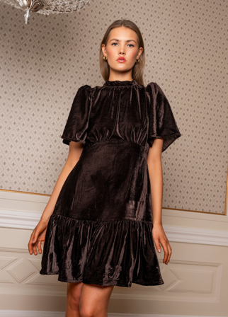 Jolie Dress Velvet Toffee Velvet Toffee / M