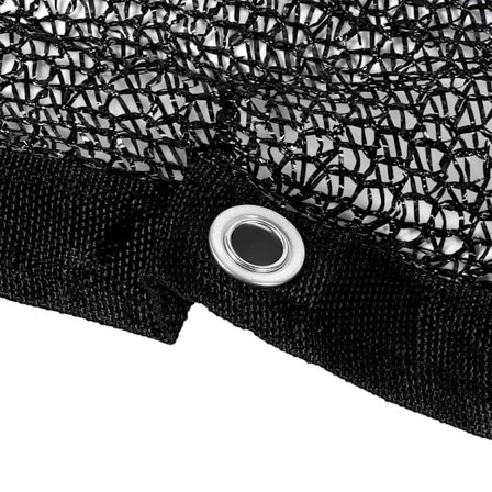 Skuggväv Solskydd Dammskydd Växthus Balkong Solskydd Tillbehör 2 x 3 m Svart 3 Sömmar