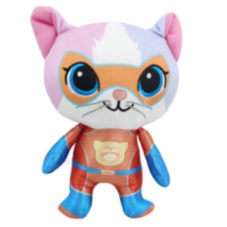 Junior Superkitties 7-tommer Lille Plysdyr, Sparks, Killing, Legetøj til Børn fra 2 år