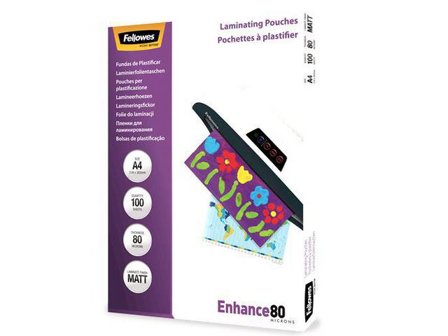Fellowes Laminat A4 80mic Matt 100/fp - Lyreco - Kontorsmaskiner - Laminering - Laminat - A4