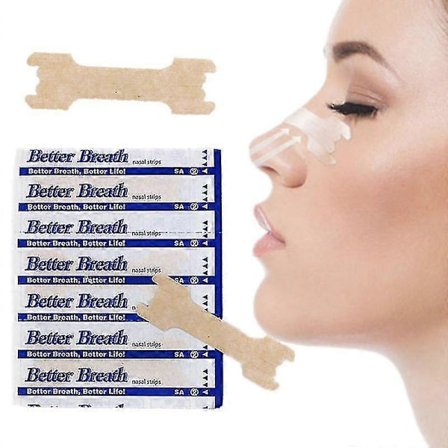 Förpackning med 100 Näsplåster Better Breathe Storlek L Large Large Better Breathe Hudfärger