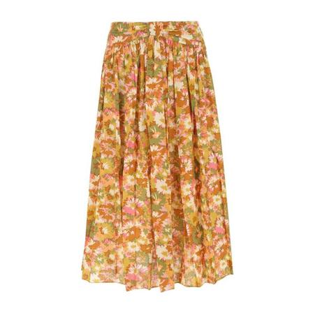Zimmermann Midi Skirts orange, Dam, Dam, Storlek: M