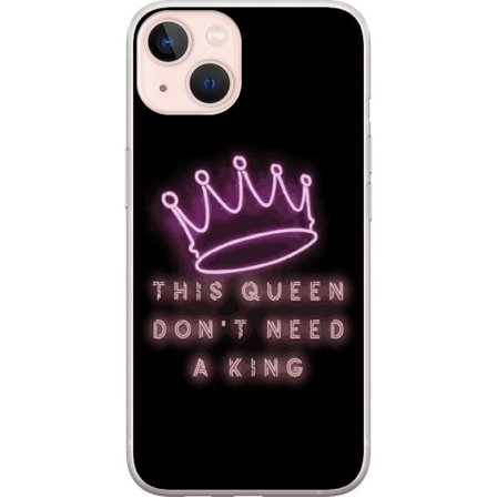 Kompatibelt Mobilskal till Apple Apple iPhone 13 mini Denna drottning behöver ingen kung: feminist
