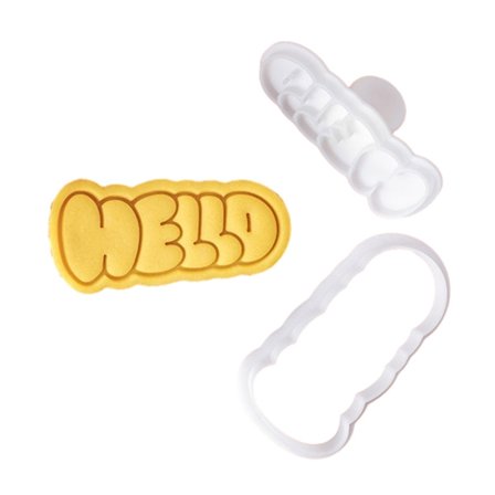 Bryllupskakeutstikkere Valentinsdag Kjeksformer Plast Bakeutstikkere