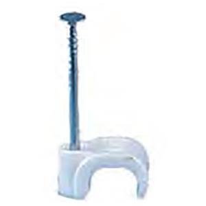 Gelia 00110 Ledningsholder oval, 4–6 mm, 100-pakning, Installasjonsmaterial