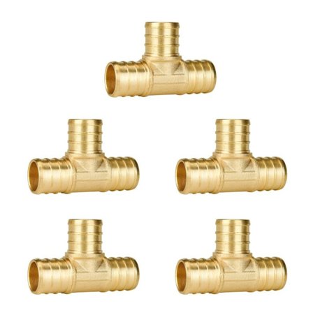5 Pack T PEX T-stykke krympefittings Rørfittings