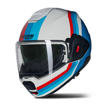 Nolan N120-1 Modular Helmet White/Blue/Red L