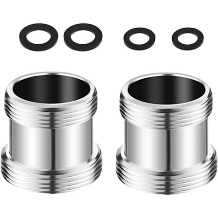 Förpackning 22/24mm Mässing Hane-Hane Kranadapter för Kök och Badrum - M22/M24 Kranluftare Anslutning och Adapter