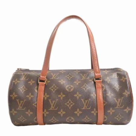 Louis Vuitton Vintage Pre-owned Canvas louis-vuitton-Tass , Bruin , unisex , Maat: ONE Size Vintage Tassen