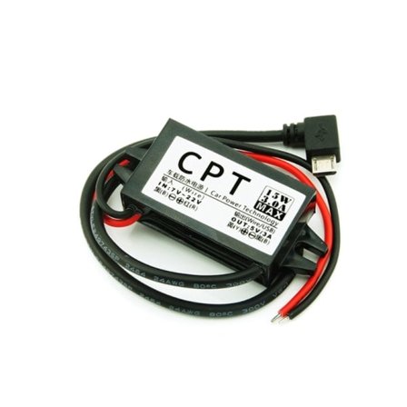 12V till 5V DC-DC Spänningsomvandlare Strömförsörjningsadapter Spänningsregulator Enkel att använda MircoUSB