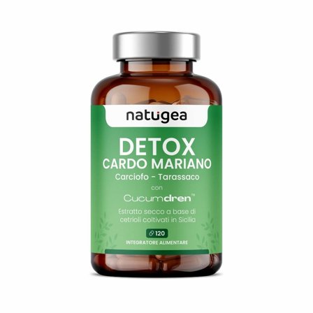 Natugea Detox Fegato e Intestino con Cardo Mariano 120 Capsule