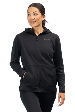 Hoodie Dames Klim Solitude Zwart XL