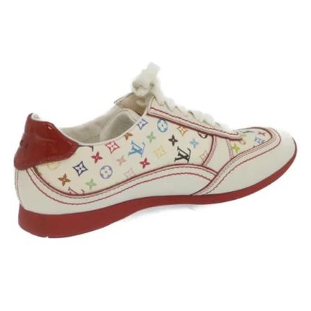 Louis Vuitton Vintage Pre-owned Canvas sneakers Hvid, Dame Vintage Sko, Størrelse: ONE Size
