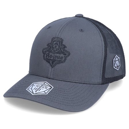 Critiql Hit - Gris trucker Casquette - Rogue Class Emblem Charcoal/Black Trucker @ Hatstore