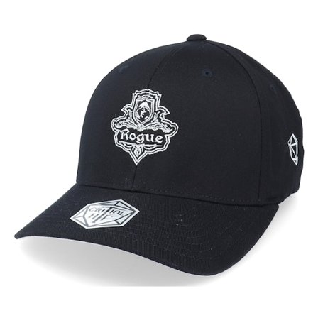 Critiql Hit - Svart flexfit Caps - Rogue Class Emblem Black Flexfit @ Hatstore