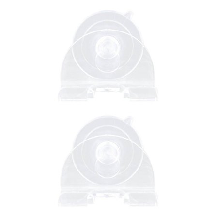 2 kpl Vahva imukuppi partahöyläteline Miesten parranajokoneen ripustin Partahöylän pidike (Läpinäkyvä)