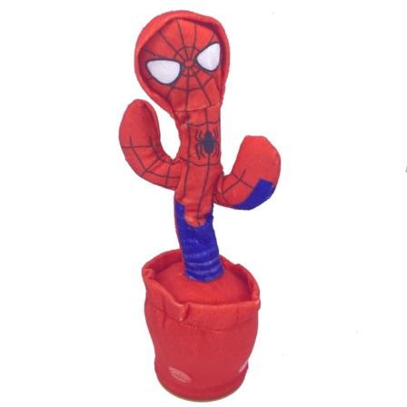 Dansende, Pratende, Upprepande, Sjungande Kaktus Leksak - Spider-Man