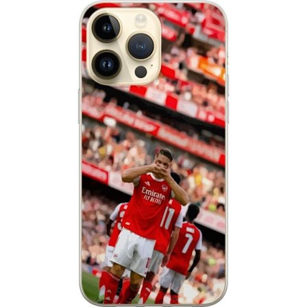 Yhteensopiva Puhelinkuori Apple iPhone 15 Pro Max Arsenal jalkapallo – Martin Ødegaard maalijuhla punaisessa pelipaidassa