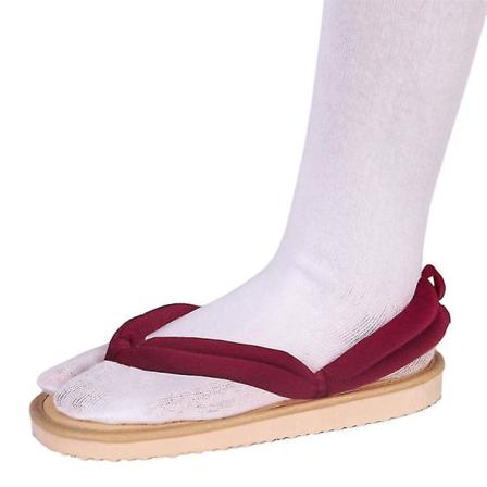 Anime Demon Slayer Cosplay Shoes Kimetsu No Yaiba Kamado Clogs S Wine red 44 45