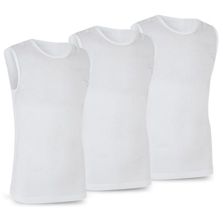 GripGrab Ultralight Sleeveless Mesh Baselayer 3-PACK Men base layer tops White XL